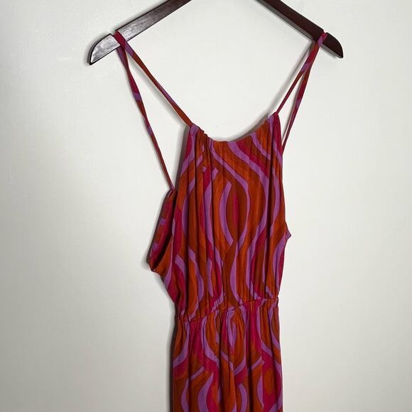 Faithful The Brand Anthropologie Womens Naira Jumpsuit 6 La Condesa Print Pink - Picture 5 of 15